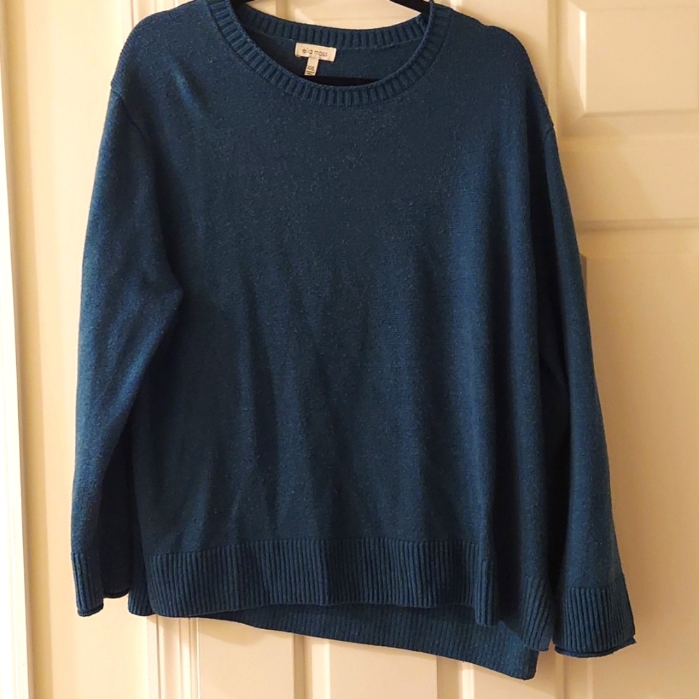 Teal knit sweater